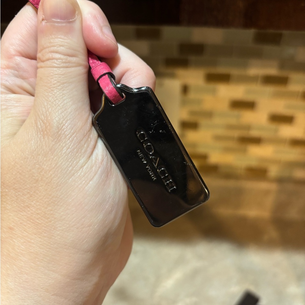 New Coach Pink Bag Hang Tag - Picture 3 of 3